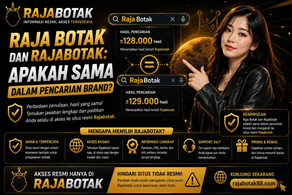 Banner Raja Botak untuk panduan pencarian brand RajaBotak dan Raja Botak.