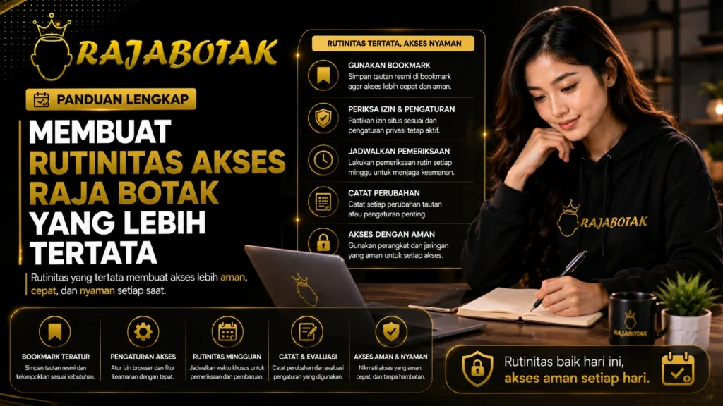 Membuat Rutinitas Akses Raja Botak yang Lebih Tertata