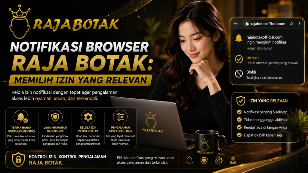 Notifikasi Browser Raja Botak: Memilih Izin yang Relevan