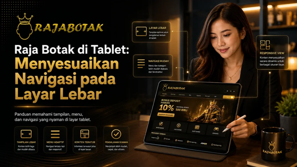 Raja Botak di Tablet: Menyesuaikan Navigasi pada Layar Lebar