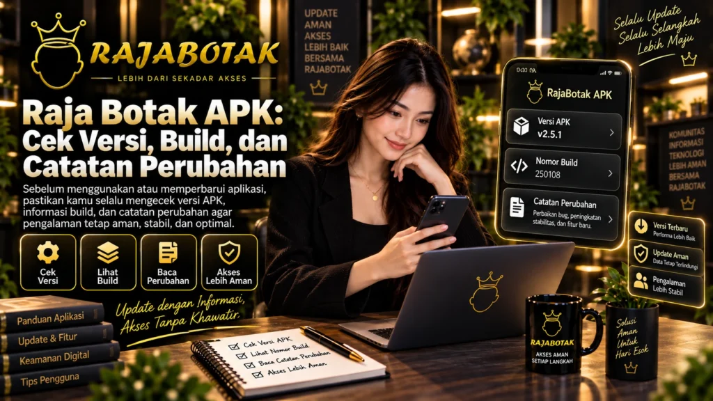 Raja Botak APK cek versi, build, dan catatan perubahan