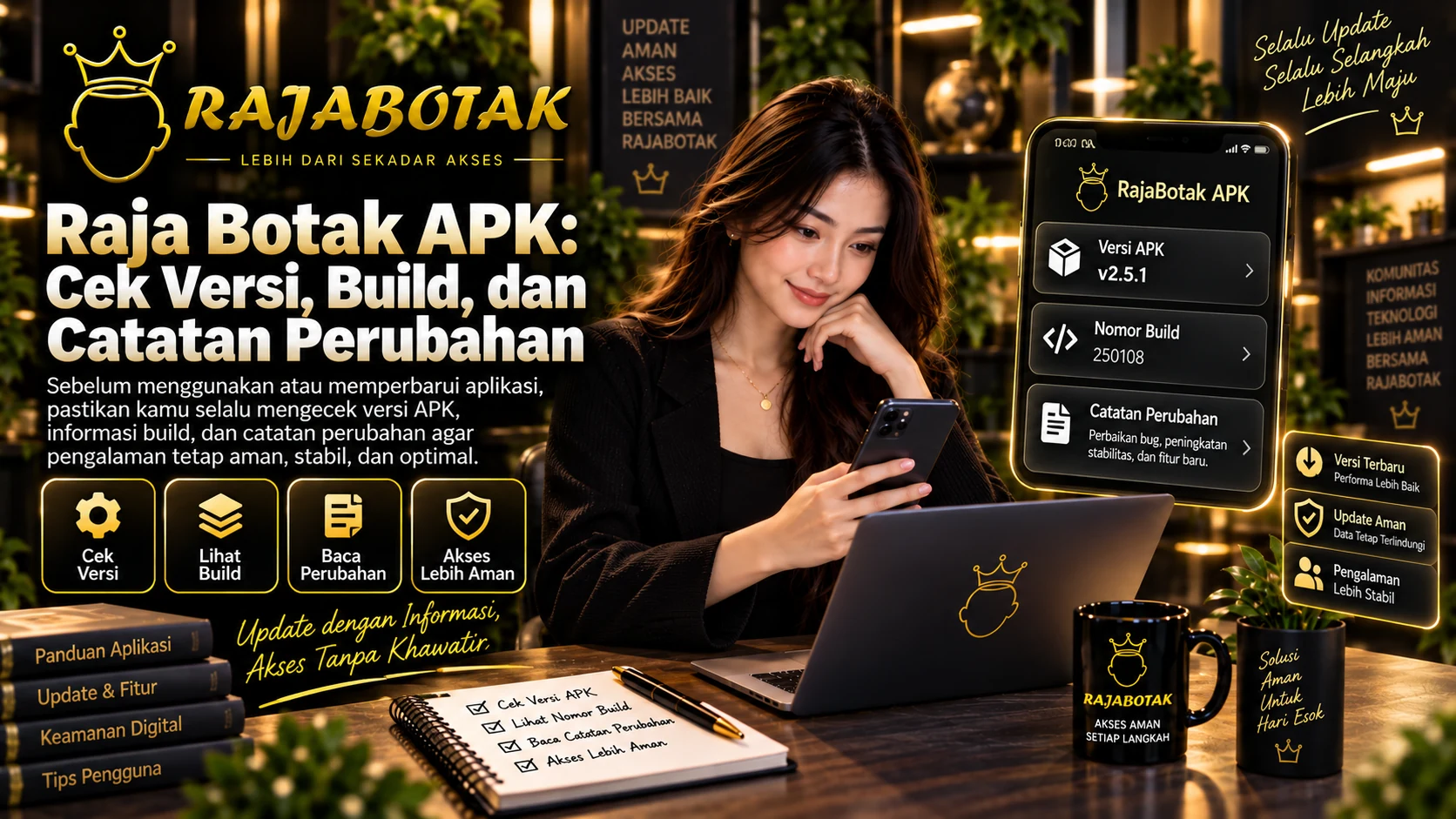 Raja Botak APK cek versi, build, dan catatan perubahan