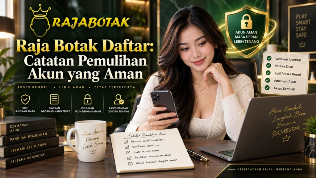 Raja Botak Daftar catatan pemulihan akun yang aman