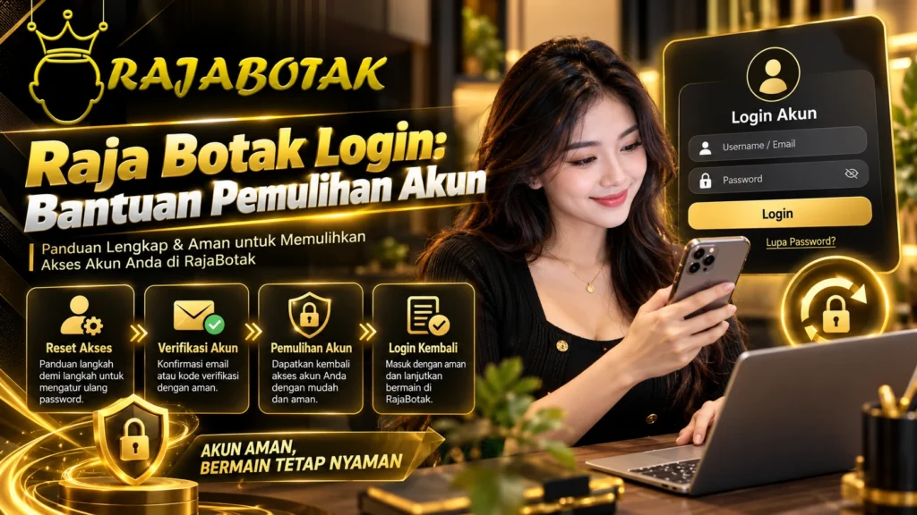 Raja Botak Login bantuan pemulihan akun