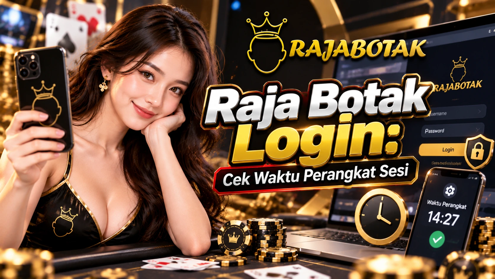 Raja Botak Login waktu perangkat dan konteks sesi